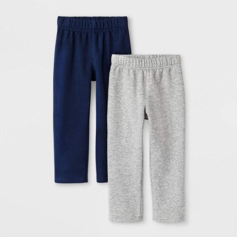 Toddler Boys' 2pk Fleece Pants